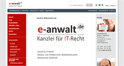 Desktop Screenshot of e-anwalt.de
